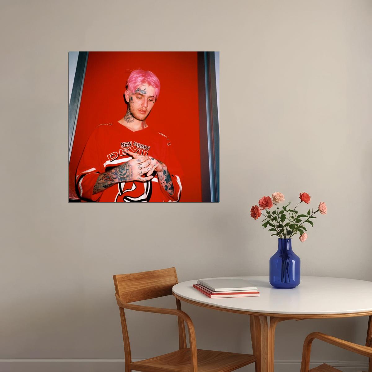 Lil Peep Hellboy Album Cover Art Rap Music Poster