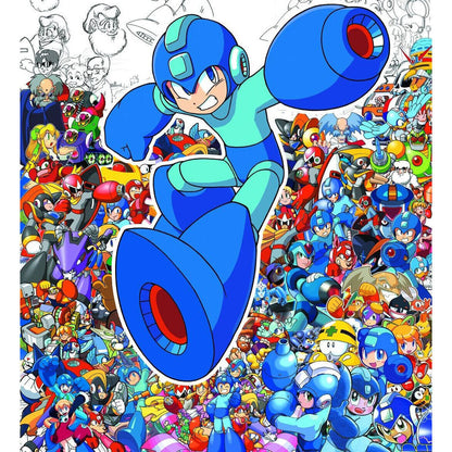 Mega Man Video Game Poster Nintendo Gamer Wall Art