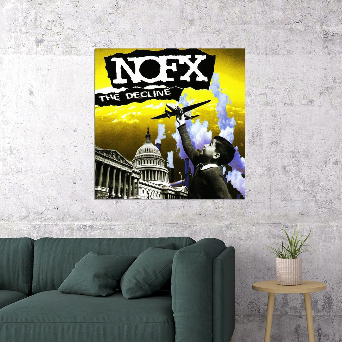 Nofx The Decline Album Cover Art Punk Rock Music Poster Wall Print