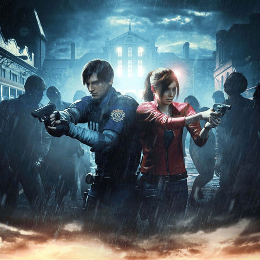 Resident Evil Video Game Poster Survival Horror Gamer Wall Art Print