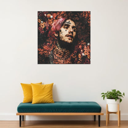 Lil Peep Rap Music Poster Rapper Wall Art