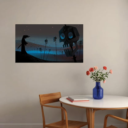 Samurai Jack Animated Tv Series Movie Poster Classic Cartoon Wall Art