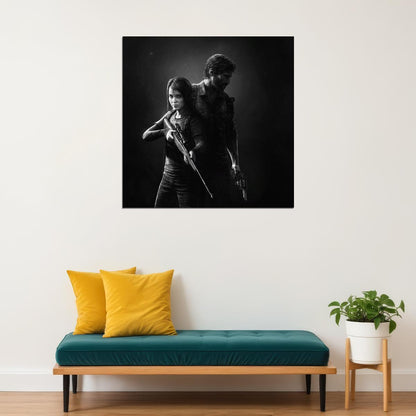 The Last Of Us Video Game Poster Iconic Post-apocalyptic Adventure Art Print