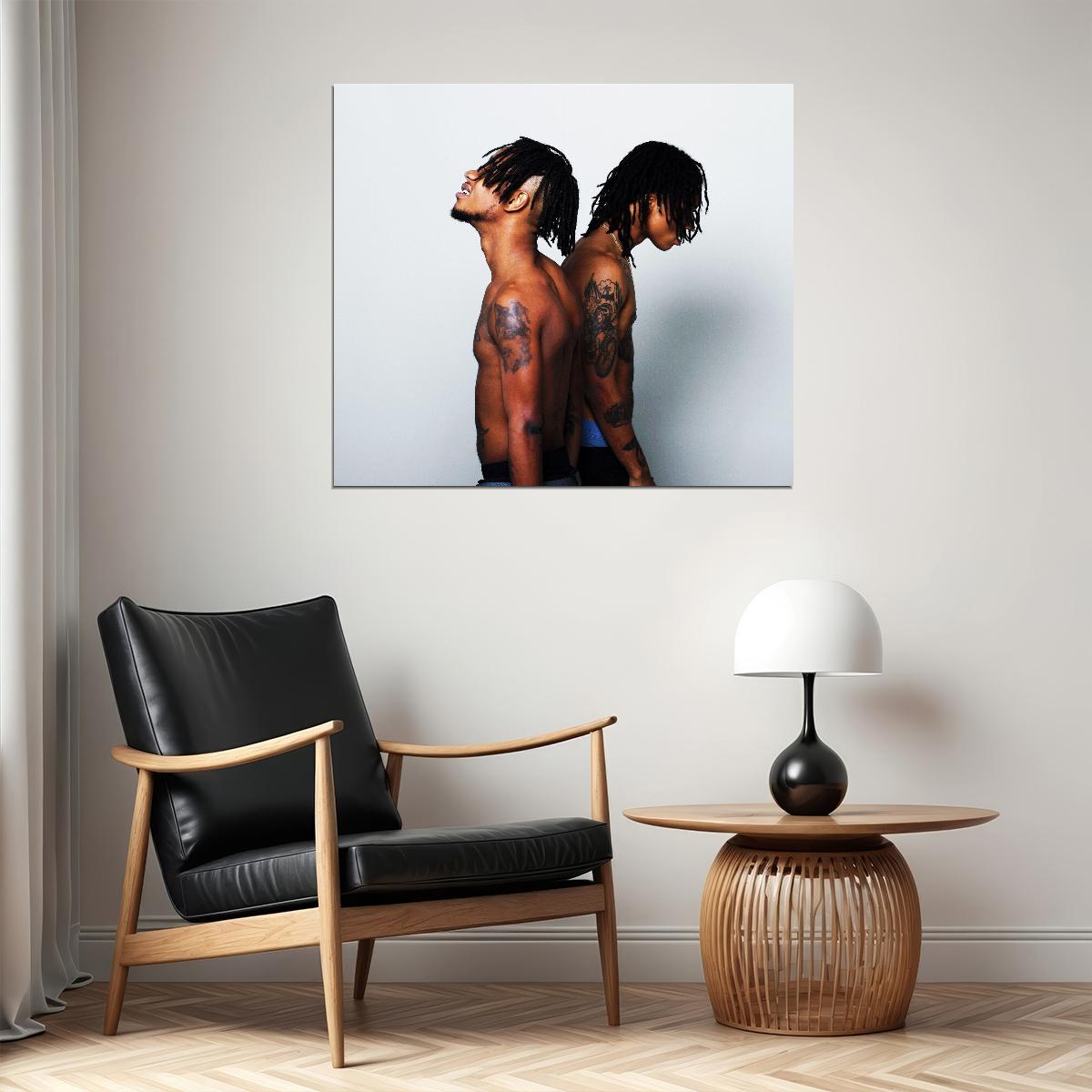 Rae Sremmurd Music Poster Rap Hip-hop Band Wall Print