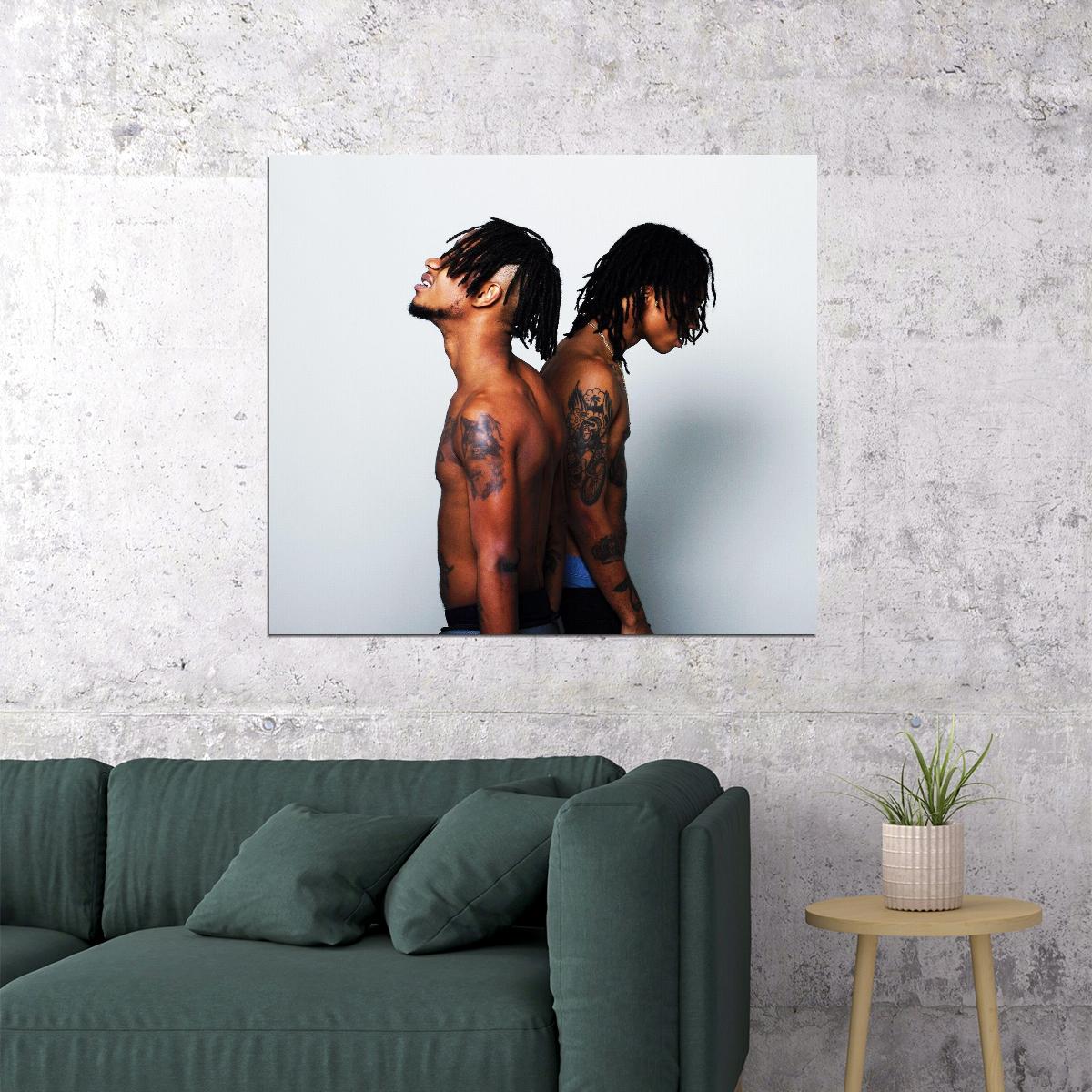 Rae Sremmurd Music Poster Rap Hip-hop Band Wall Print