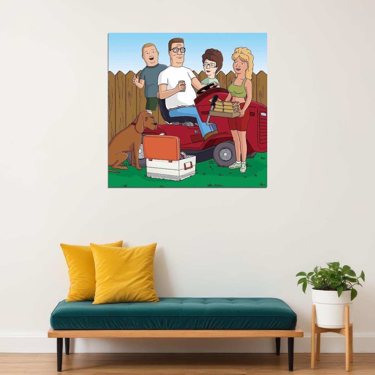 King Of The Hill Tv Series Poster Animated Comedy Wall Art - xonomax