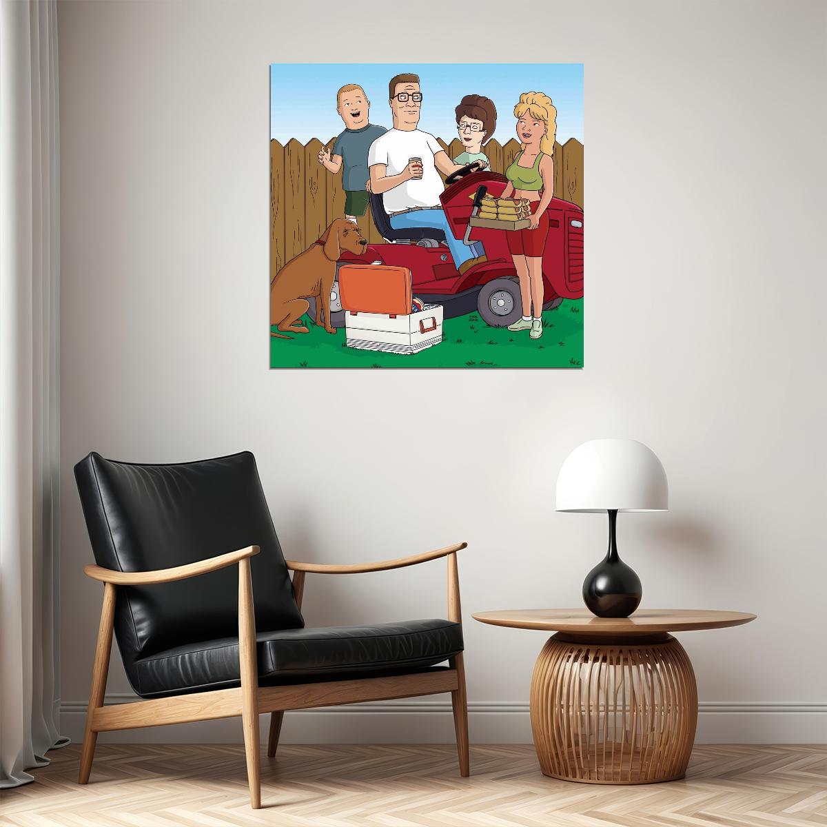 King Of The Hill Tv Series Poster Animated Comedy Wall Art - xonomax