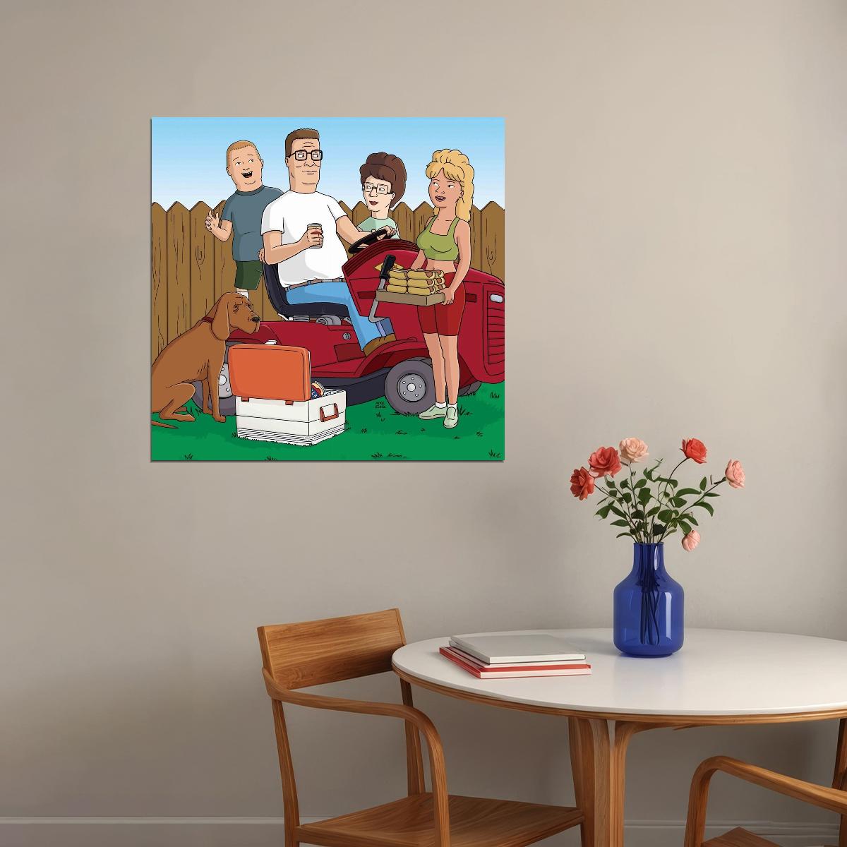 King Of The Hill Tv Series Poster Animated Comedy Wall Art - xonomax
