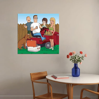 King Of The Hill Tv Series Poster Animated Comedy Wall Art - xonomax