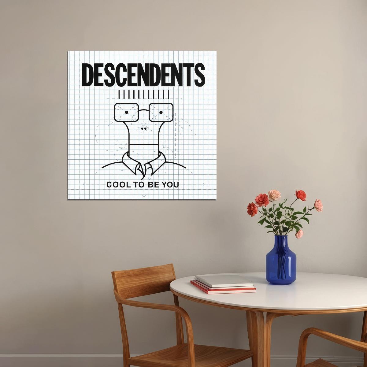 Descendents Cool To Be You Album Cover Art Punk Rock Music Poster Band Music Print