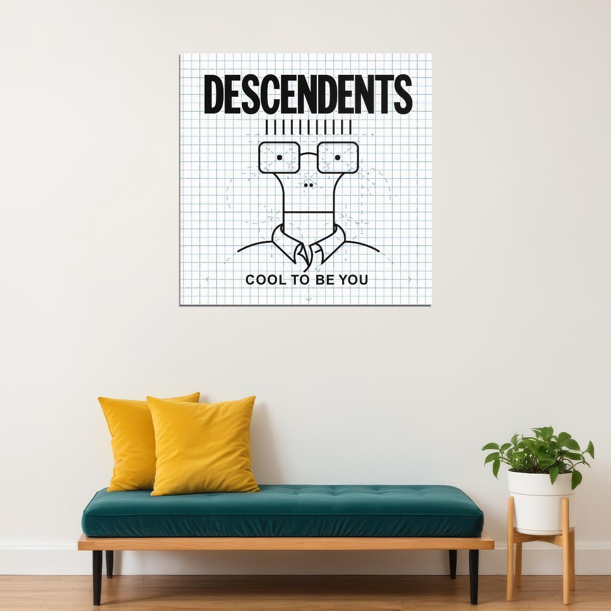 Descendents Cool To Be You Album Cover Art Punk Rock Music Poster Band Music Print