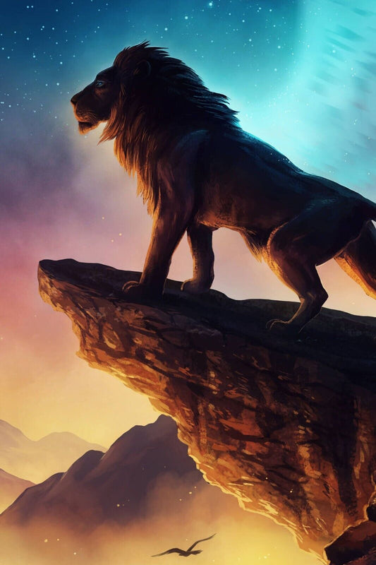 The Lion King Classic Disney Movie Poster Iconic Animated Film Art Print - xonomax