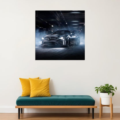 Mercedes-benz Car Poster Sports Vehicle Wall Art Supercar