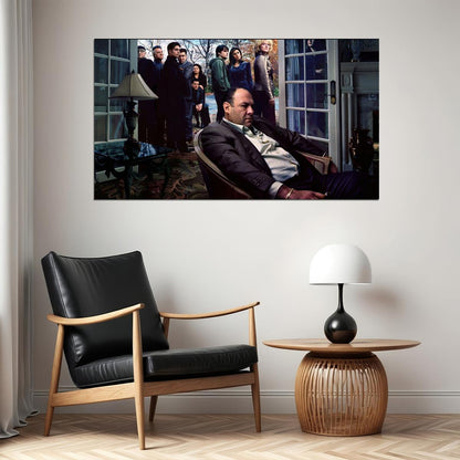 The Sopranos Tv Series Poster Iconic Mafia Drama Art Print - xonomax