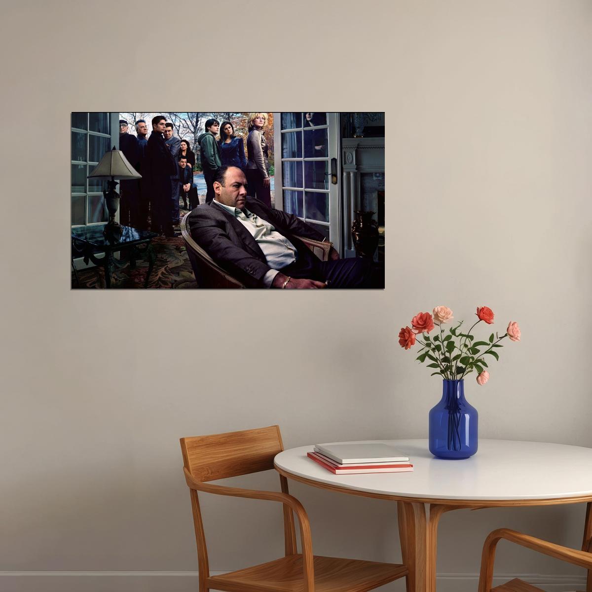 The Sopranos Tv Series Poster Iconic Mafia Drama Art Print - xonomax