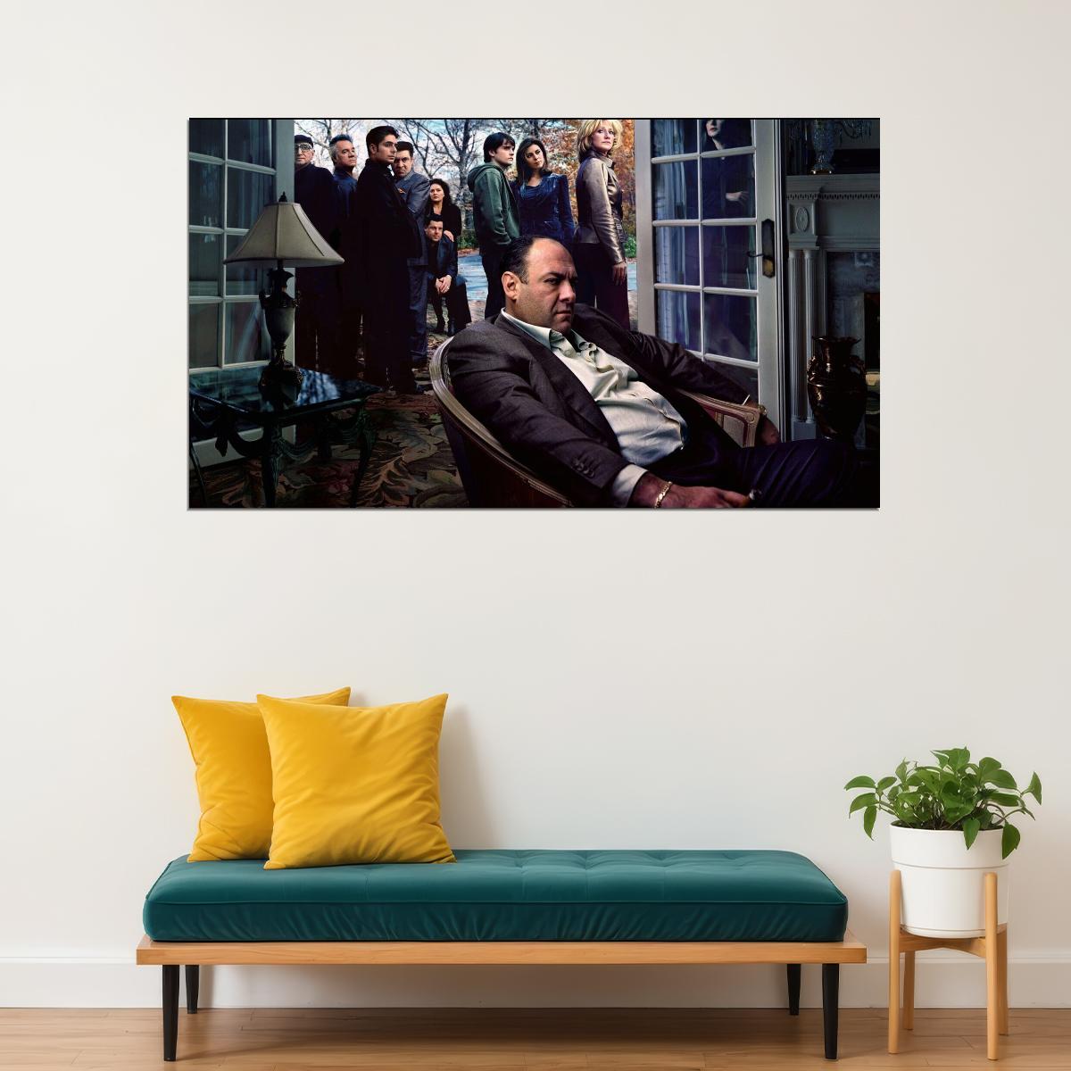 The Sopranos Tv Series Poster Iconic Mafia Drama Art Print - xonomax