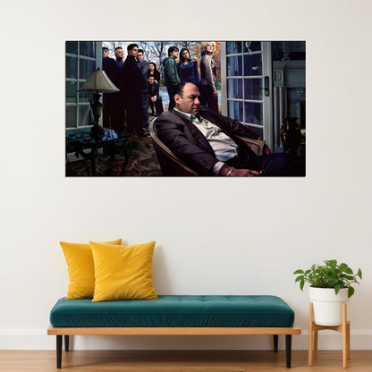 The Sopranos Tv Series Poster Iconic Mafia Drama Art Print - xonomax