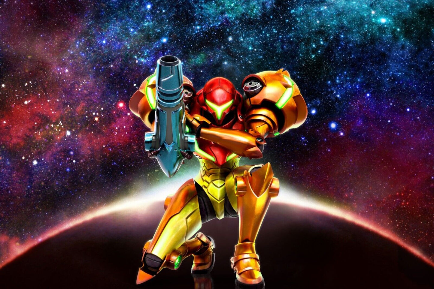 Metroid Samus Aran Video Game Poster Nintendo Gamer Wall Art