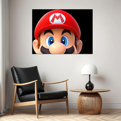 Super Mario Nintendo Video Game Poster Retro Gamer Wall Art