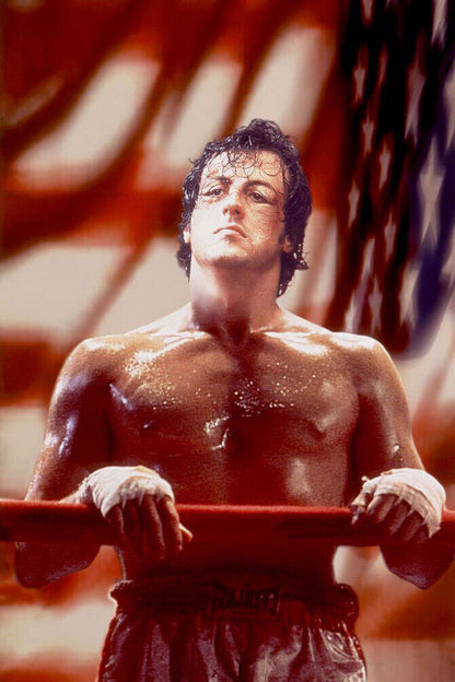 Rocky Balboa Movie Poster Iconic Boxing Film Wall Art