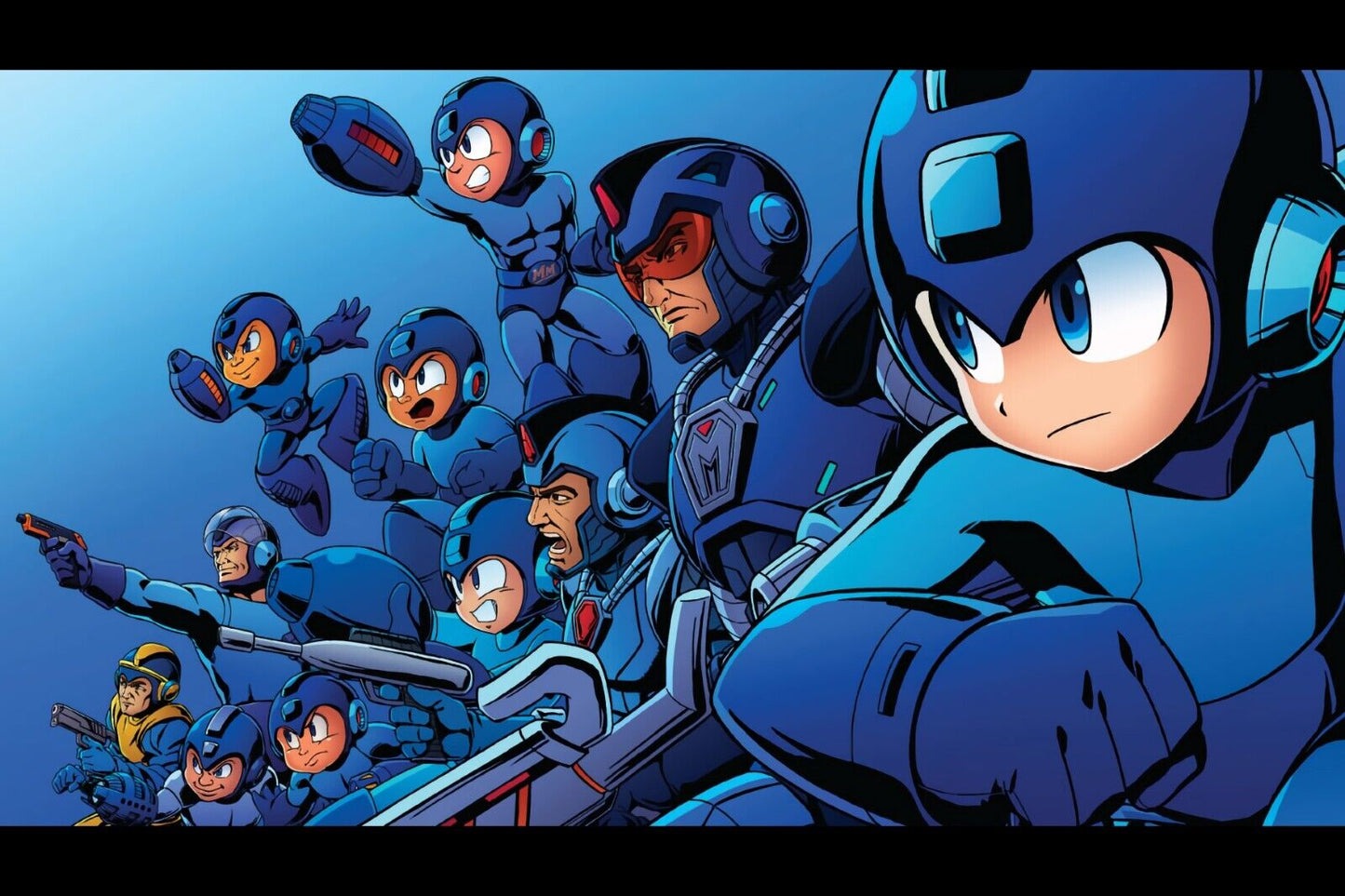 Mega Man Video Game Poster Nintendo Gamer Wall Art