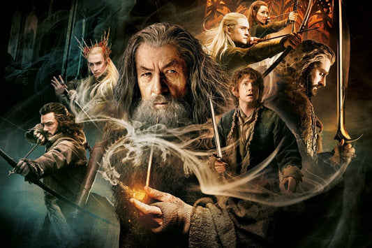 The Hobbit Movie Poster 2012 Iconic Fantasy Adventure Art Print - xonomax