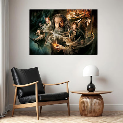 The Hobbit Movie Poster 2012 Iconic Fantasy Adventure Art Print - xonomax