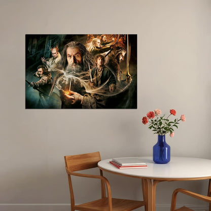 The Hobbit Movie Poster 2012 Iconic Fantasy Adventure Art Print - xonomax