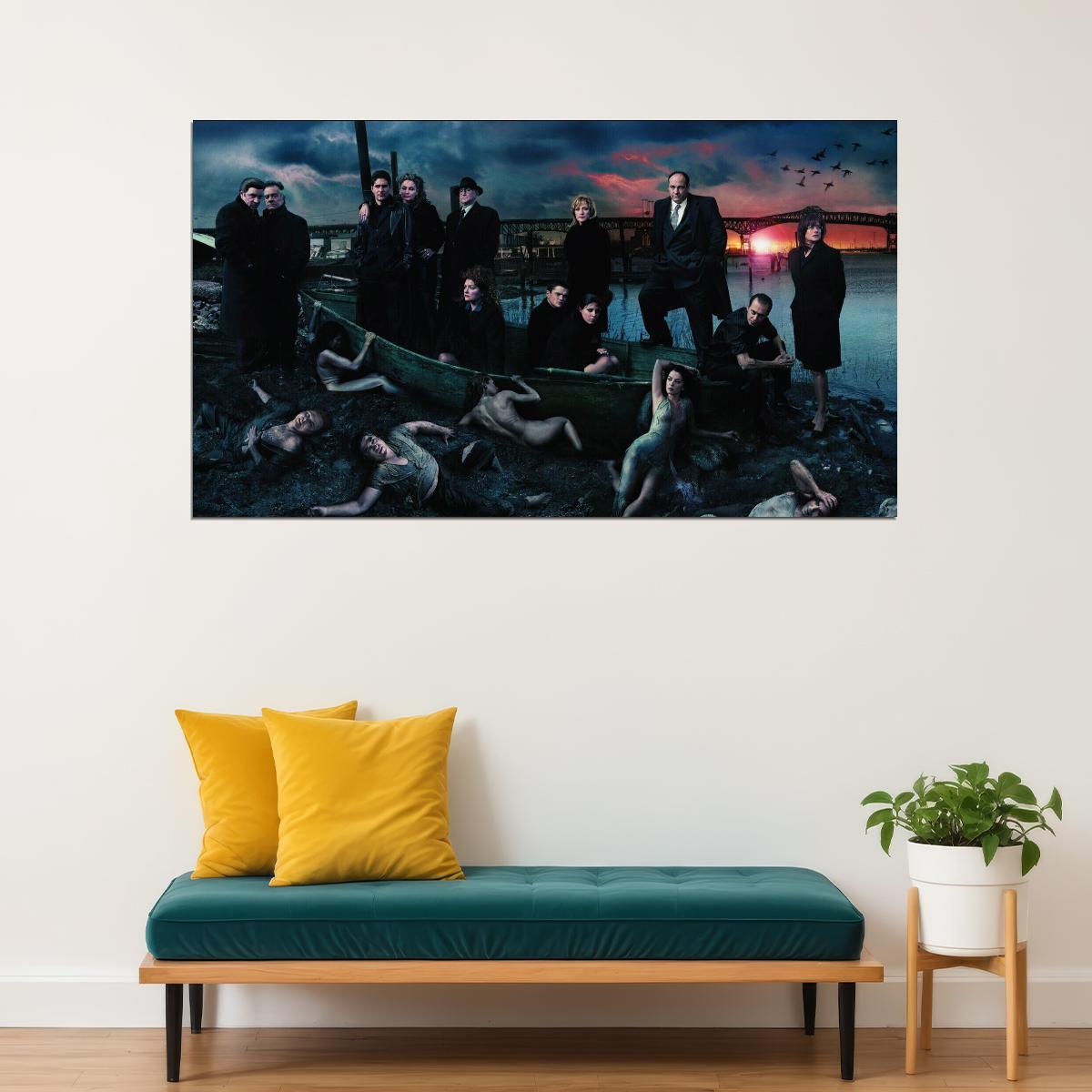 The Sopranos Tv Series Poster Iconic Mafia Drama Art Print - xonomax