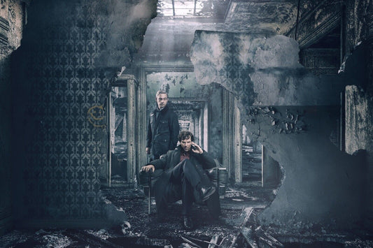 Sherlock Tv Show Movie Poster Detective Series Wall Print - xonomax