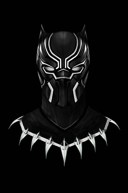 Black Panther Movie Poster Marvel Superhero Wall Art Comic Film Print - xonomax
