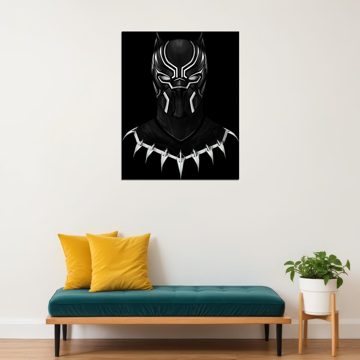 Black Panther Movie Poster Marvel Superhero Wall Art Comic Film Print - xonomax