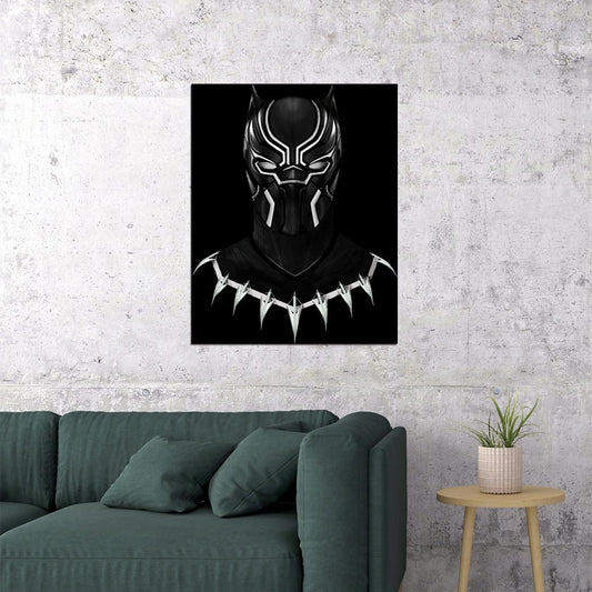 Black Panther Movie Poster Marvel Superhero Wall Art Comic Film Print - xonomax