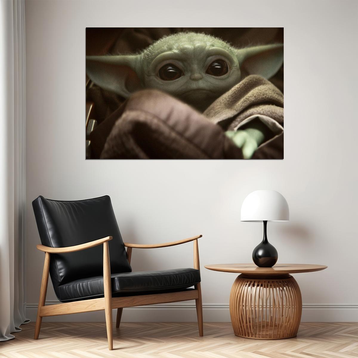 Star Wars Baby Yoda Sci-fi Movie Poster - xonomax