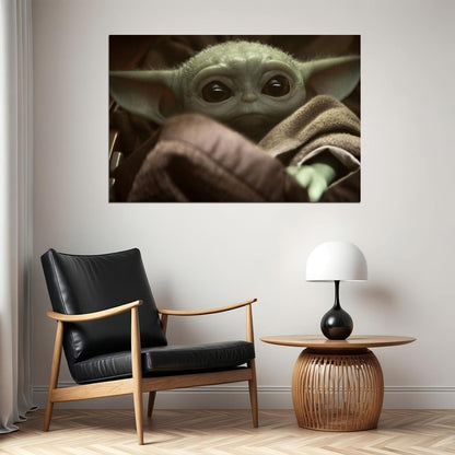 Star Wars Baby Yoda Sci-fi Movie Poster - xonomax