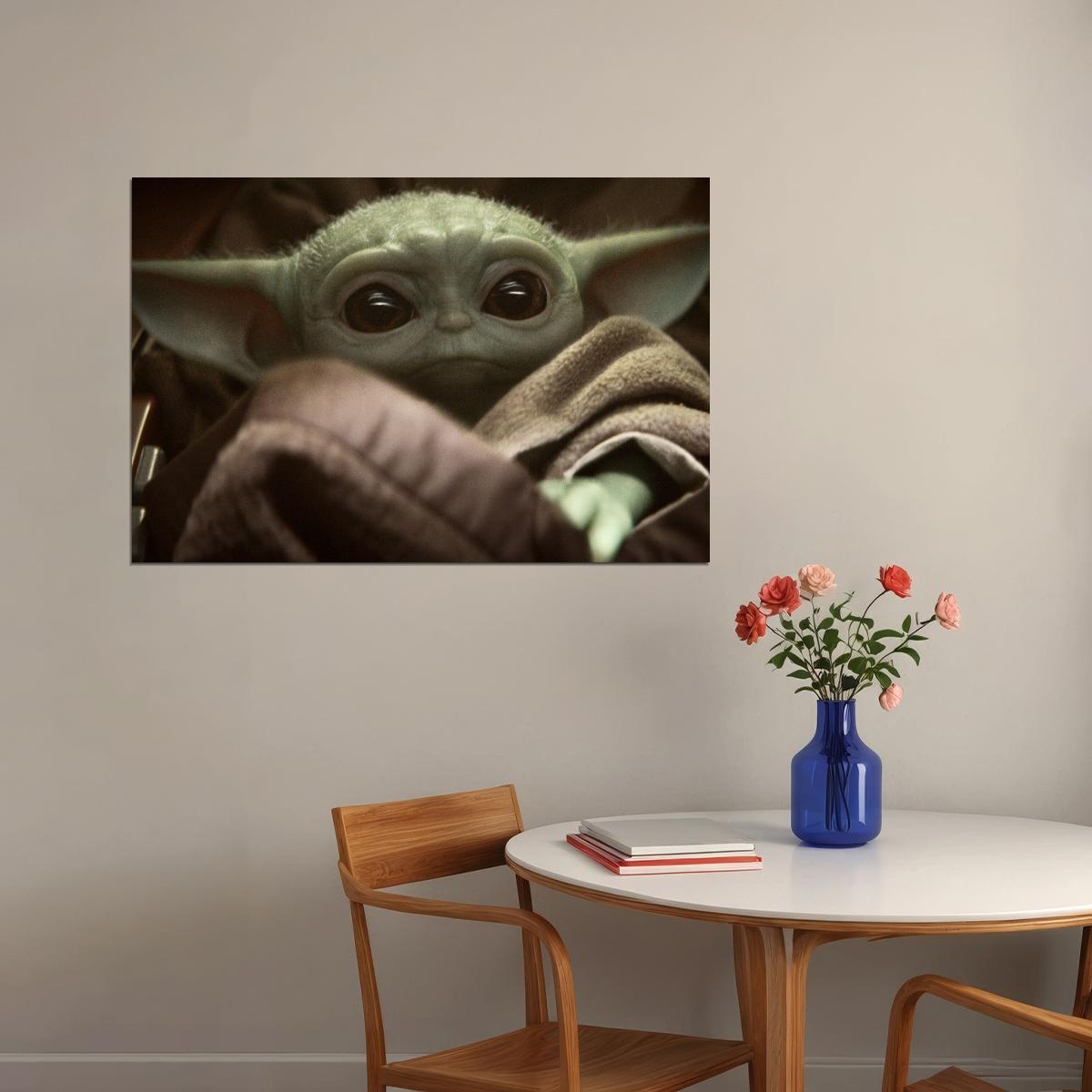 Star Wars Baby Yoda Sci-fi Movie Poster - xonomax