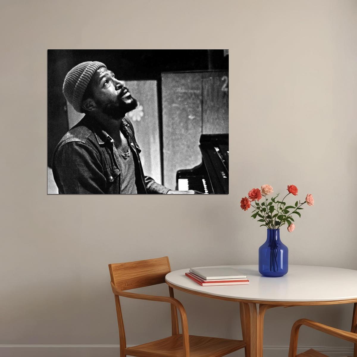 Marvin Gaye Music Poster Iconic Soul Legend Wall Print