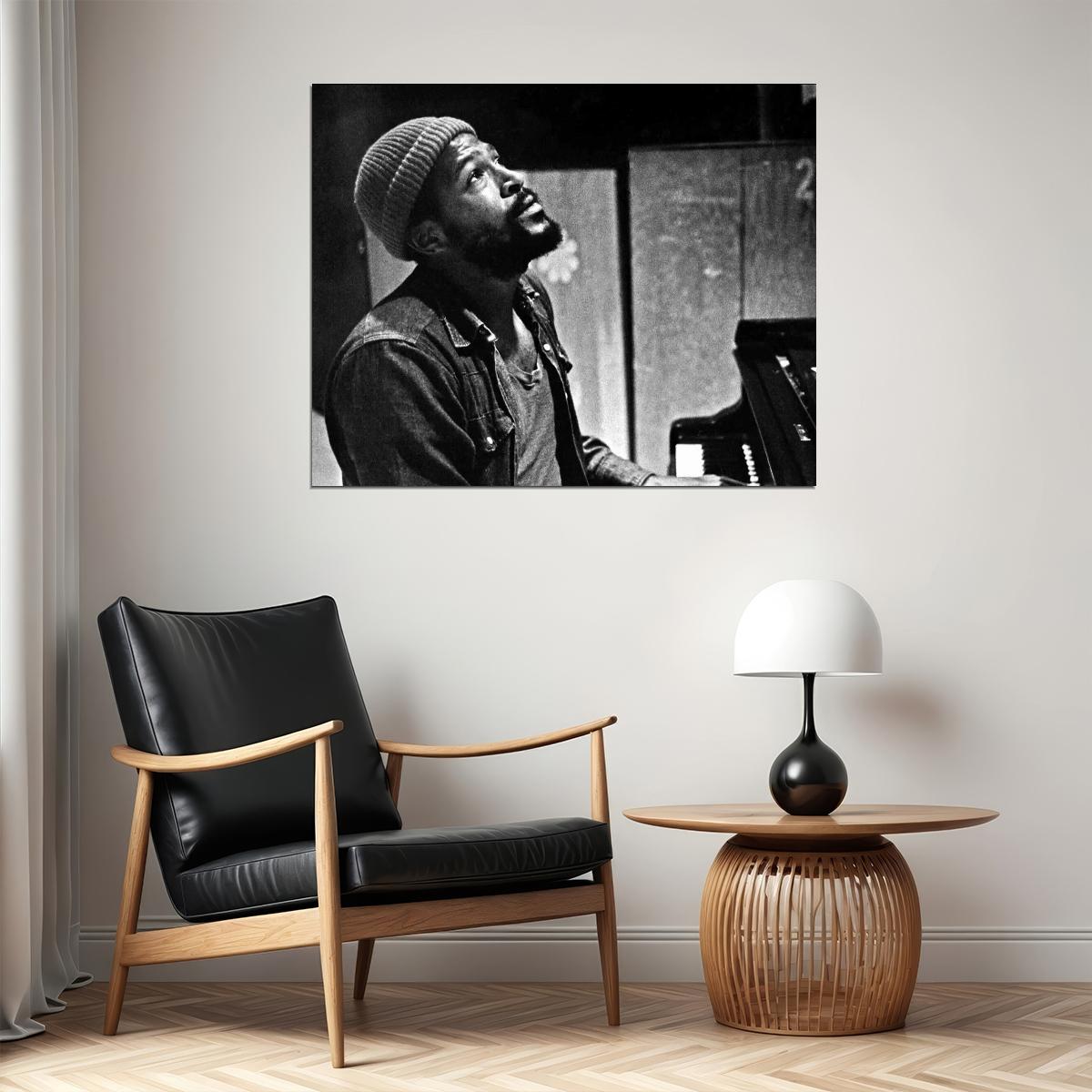 Marvin Gaye Music Poster Iconic Soul Legend Wall Print