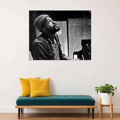 Marvin Gaye Music Poster Iconic Soul Legend Wall Print