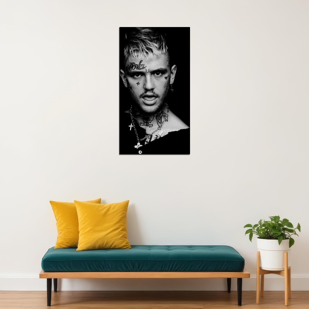 Lil Peep Rap Music Poster Rapper Wall Art