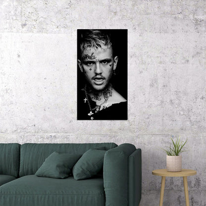 Lil Peep Rap Music Poster Rapper Wall Art