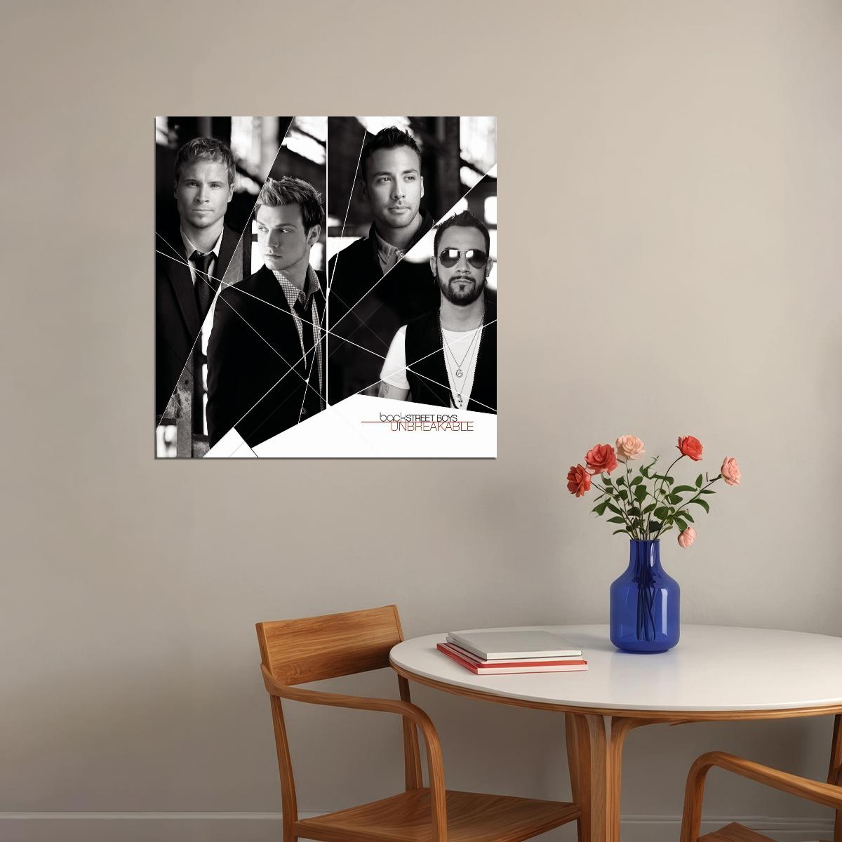 Backstreet Boys Album Cover Art Pop Music Poster 90s 00s Boy Band Music Print