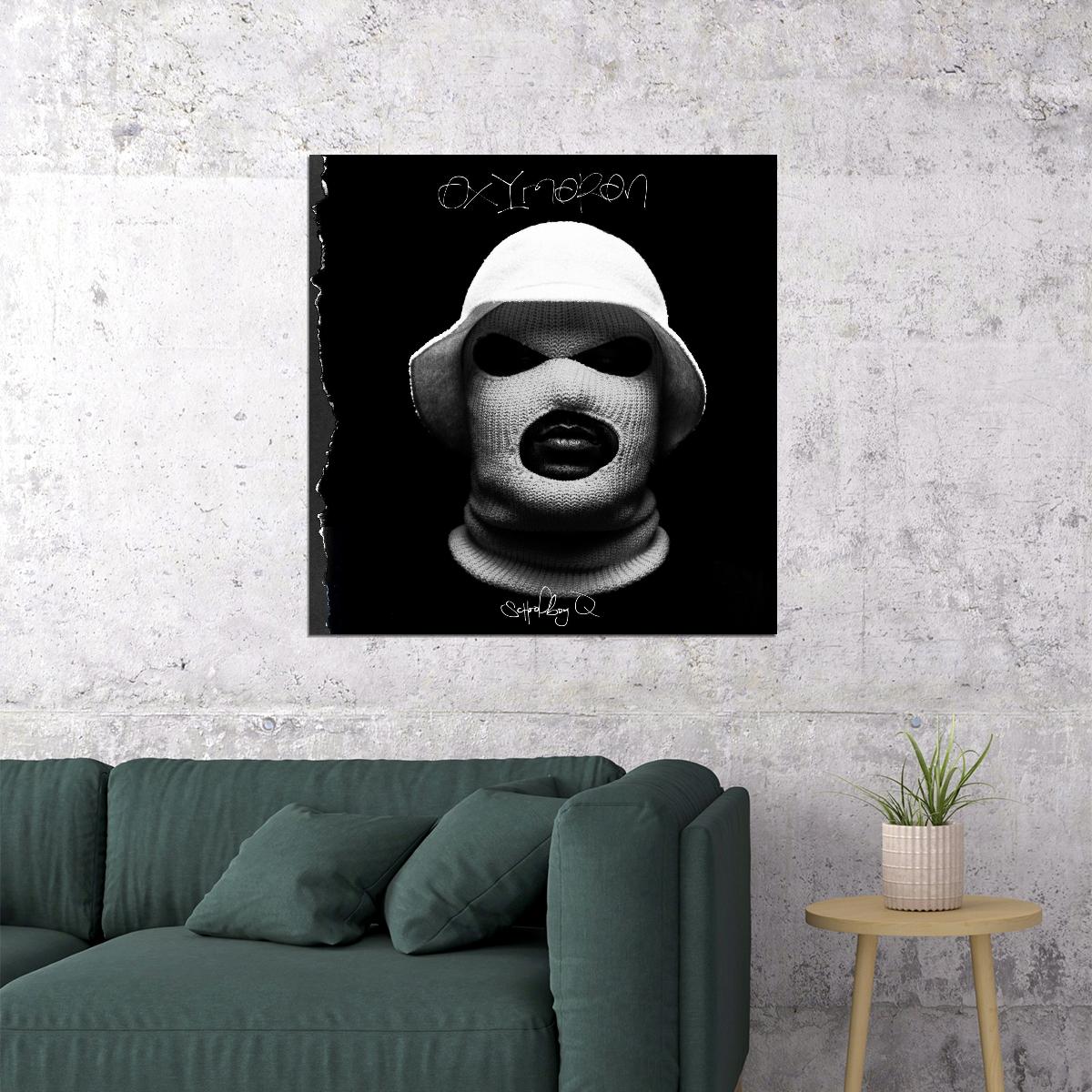 Schoolboy Q Album Cover Art Rap Music Poster Famous Hip Hop Artist Wall Print