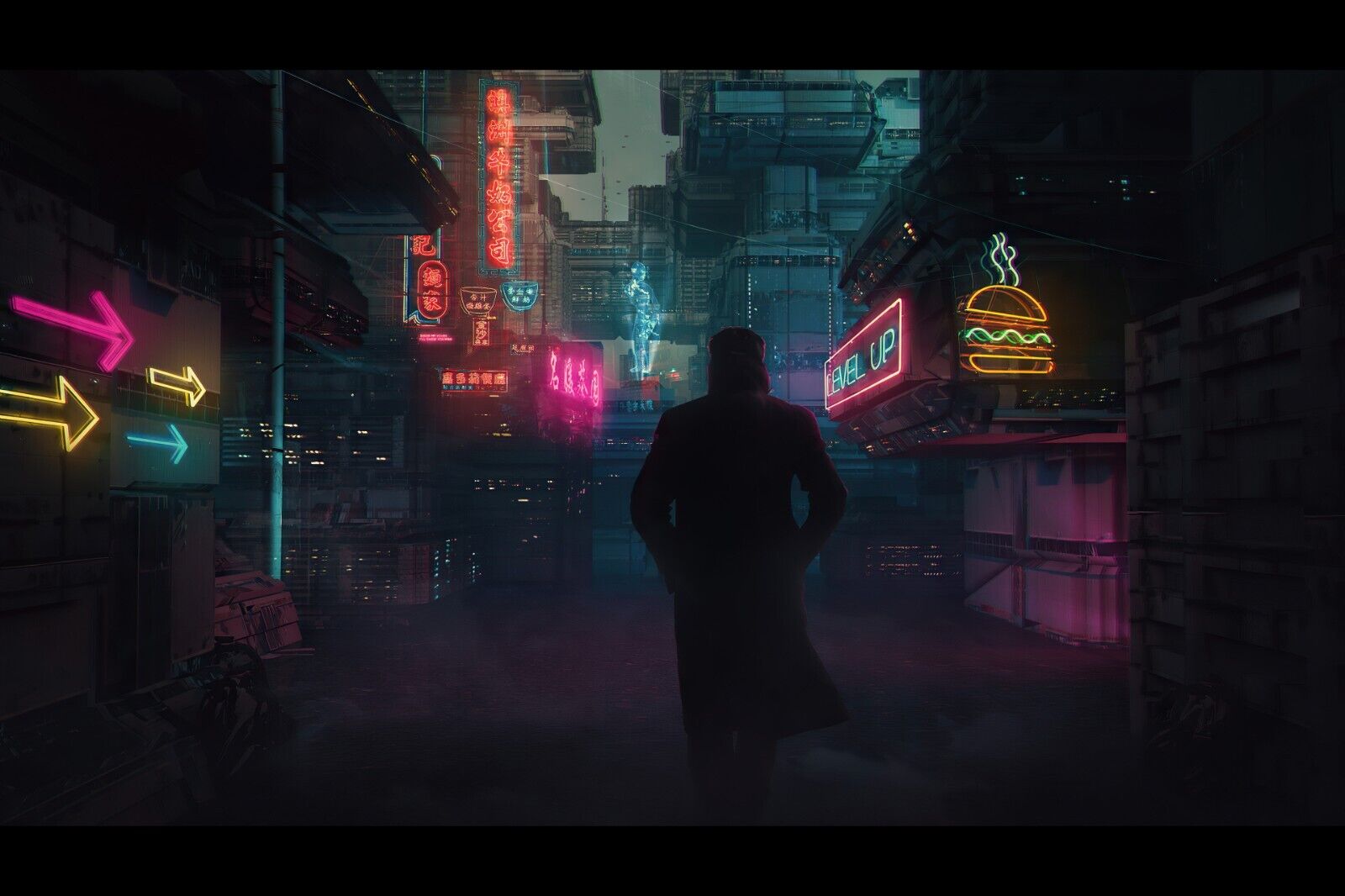 Blade Runner 2049 Movie Poster Sci-fi Film Wall Art Neo-noir Print - xonomax