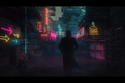 Blade Runner 2049 Movie Poster Sci-fi Film Wall Art Neo-noir Print - xonomax