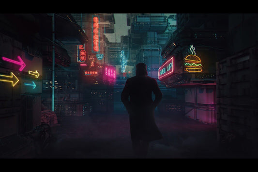 Blade Runner 2049 Movie Poster Sci-fi Film Wall Art Neo-noir Print - xonomax