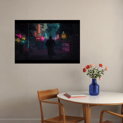 Blade Runner 2049 Movie Poster Sci-fi Film Wall Art Neo-noir Print - xonomax