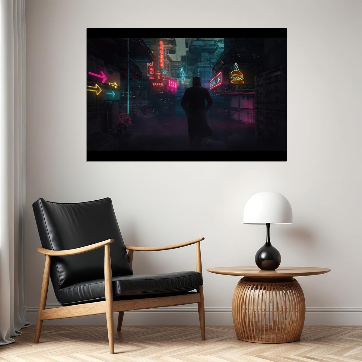 Blade Runner 2049 Movie Poster Sci-fi Film Wall Art Neo-noir Print - xonomax