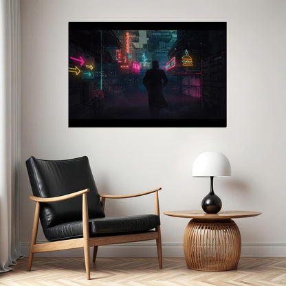 Blade Runner 2049 Movie Poster Sci-fi Film Wall Art Neo-noir Print - xonomax
