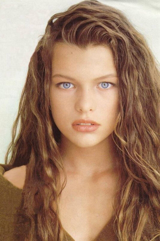 Milla Jovovich Young Celebrity Poster Famous Actress Hollywood Wall Art